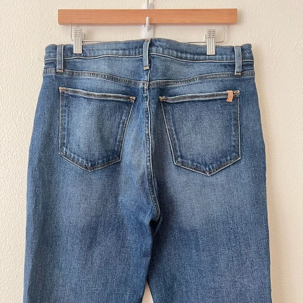 JOE'S Women Jeans Blue The Honor Distressed High Rise Vintage Straight Size 31